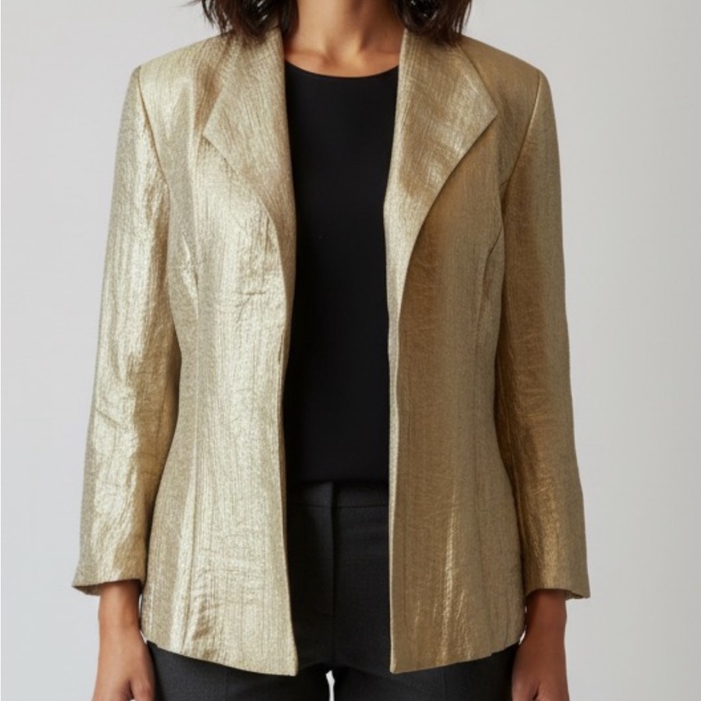 Gold Shimmer Blazer